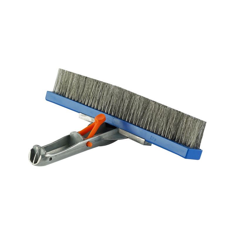 1442 10'/26cm Metal Back Wall Brush with Aluminium Handle,stainless Steel Bristles